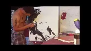 Pop art speed painting, commission