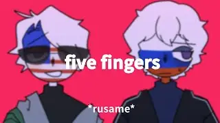 five fingers meme / countryhumans