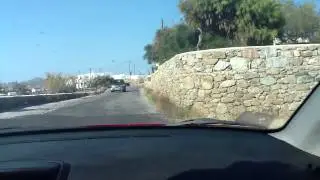 driving in mykonos