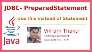 5 - JDBC PreparedStatement - Java Training By eZeon