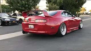 Toyota Supra on bags!