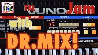 Juno Jam With Doctor Mix! TAL-U-No-LX Juno Synthesizer!