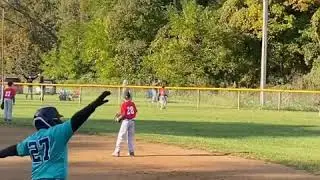 Bryson Bonner hits homerun over the fence