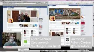 Oscar Gonzalez on Robert Cardoza Live - Facebook Timeline