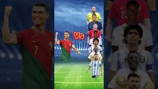 Ronaldo Vs Legends Footballer🔥😲 ( Neymar, Mbappe, Pele, Maradona, Messi )