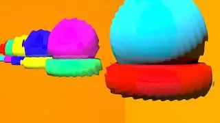 Satisfying video for relaxation mood/animation blender.