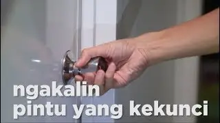 Cara Membuka Pintu PVC Kamar Mandi yang Terkunci dari Dalam