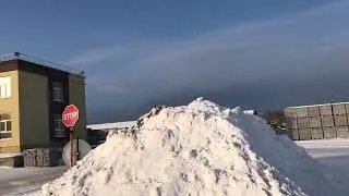 Завод Теплит / зима / 20000 кубов материала