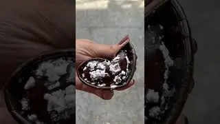 Choco lava cake ASMR || The cake from the burger club #shorts #asmr #food  #foodasmr