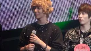 [fancam] 101107 SHINee taemin: Do you have tickets?@ Taiwan fan party