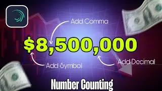 🔴 How To Animate Numbers Counting in Alight Motion