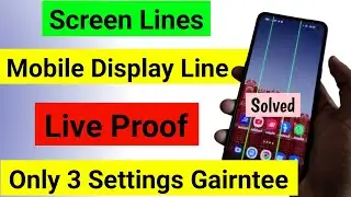🔥phone ki screen par line kaise hataye realme | phone ki screen par line kaise hataye | white lines