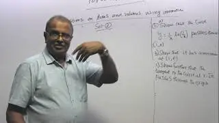 VIDEO - 143: TOPIC 8: INTEGRATION: EXAMPLES OF FINDING AREAS/VOLUMES USING INTEGRATION SET (2)