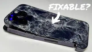 iPhone 14 Pro Got CHUCKED! #iPhone14Pro #Repair #PhoneRestoration #DIYRepair #AppleRepair #TechTips
