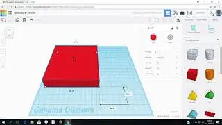 Tinkercad Kullanımı Ders 1 - Nesneleri Kullanma, Boyutlandırma