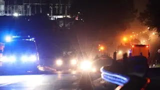 Kampfpanzer donnern durch die Nacht- Rückmarsch der 3./GÜZ