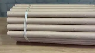Canudo Tubo Postal Tubete Papelão Sedex 71cm X 4Ø - 15 Un