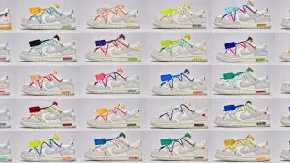 Off-White x Nike Dunk Low "The 50"           Short Clip