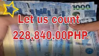 ASMR PHILIPPINE PESOS ( PHP ) SORT AND COUNT-  Let us Sort and count 228,840 PHP