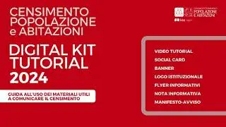 Digital Kit tutorial Censimento Permanente della Popolazione e delle abitazioni 2024