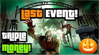 GTA 5 - LAST Halloween Event Ever!? | TRIPLE MONEY Zombie Survival Event Week Preview Discounts&More