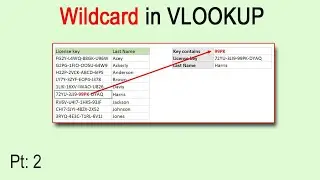 Wildcard and some Awesome Example of VLOOKUP