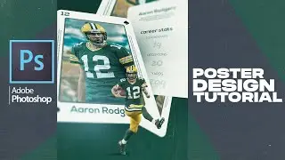 NFL Sports Poster Design in Adobe Photoshop