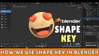 Blender 2.8 Character Animation: Shape Keys | Blender Tutorial In Hindi