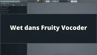 Wet dans Fruity Vocoder