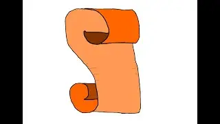 Inkscape: Freihandzeichnen und Einfärben. Beispiel: Alte Papierrolle