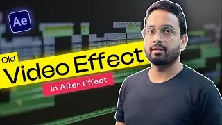 Video Editing:  Convert PM Modi Speech into Video | Old Video Effect in After Effect