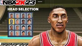 NBA 2K23 SCOTTIE PIPPEN FACE CREATION! NEXT GEN & CURRENT GEN