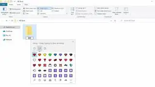 تغيير أسم الفولدر أو الملف إلى أشكال إيموجي Emoji  خدعة جميلة لويندوز 10