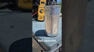 Bad a/c capacitor