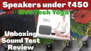 Unboxing Live Tech Yoga | Best Wireless Speaker Under ₹500 | Review | Live Sound Test | Buy or not ?