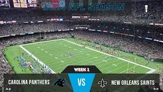 2024 Week 1: Carolina Panthers (0-0) @ New Orleans Saints (0-0)
