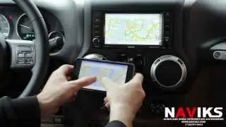 2015 Jeep Wrangler NAVIKS Video Interface Add Rearview Camera, Enable Video in Motion