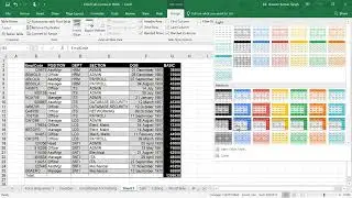 Table Formatting in MS Excel in Hindi