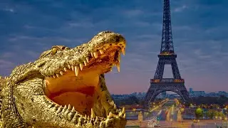 The Giant Crocodile Discovered in the Sewers of Paris