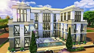 The Sims 4 - Art Deco - FITNESS TEMPLE - | Speed Build