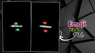 Viral Emoji Text Xml File Link | Alight Motion Emoji Text File