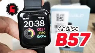 SMARTWATCH B57. BOM E BARATO!? Análise e Unboxing.