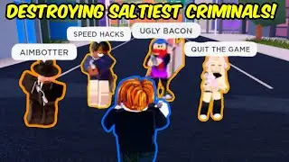 I DESTROYED the MOST TOXIC CRIMINALS in Roblox Jailbreak