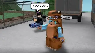 MM2 DESTROYING TOXIC TEAMERS As A DINOSAUR...