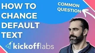 How to Change Default Text