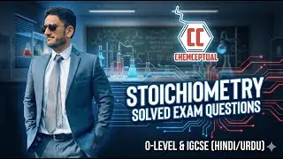 Stoichiometry Exam Questions: Mass, Gas Volume & Concentration | Chemistry 5070/0620 (Hindi/Urdu)
