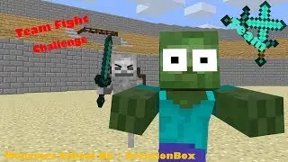 Monsters School Team Fight | Minecraft Animation