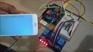 ESP8266 $ Arduino uno 4 channel relay control WiFi