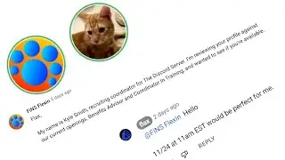 Interviewing a Subscriber to be a "Discord Moderator."