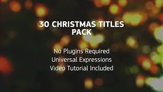 Top 30 After Effects Full Version Merry Christmas 2017
